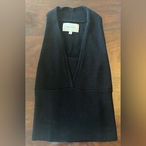 Brochu Walker S Knit Sweater Vest Stretch Textured Classic Wardrobe Staple Blk